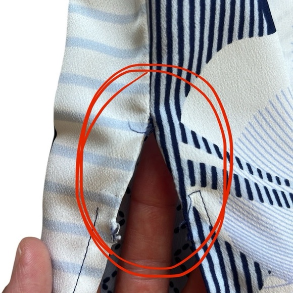 NATORI Kabuki Zip Caftan in Mixed Print Size Medium - Picture 11 of 15